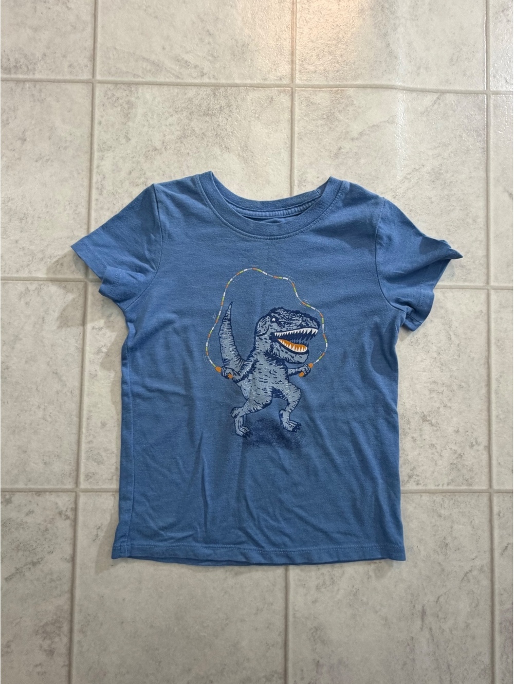 Cat and Jack blue shark graphic T shirt size 3T